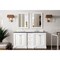 James Martin Vanities De Soto 72in Double Vanity, Bright White w/ 3 CM Charcoal Soapstone Quartz Top 825-V72-BW-3CSP - alternate 4